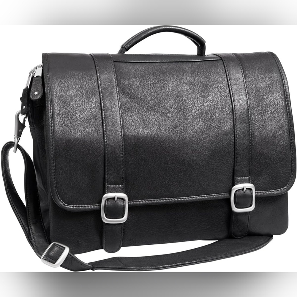 Canyon Outback Leather Goods, Inc. Unisex Leather Briefcase